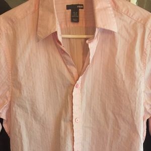 H&M Light Pink Dress Shirt
